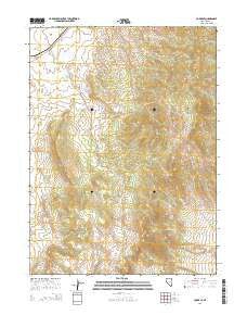 Cobre SE Nevada Current topographic map, 1:24000 scale, 7.5 X 7.5 Minute, Year 2014