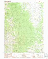 Cockalorum Spring Nevada Historical topographic map, 1:24000 scale, 7.5 X 7.5 Minute, Year 1990