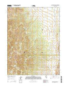 Cockalorum Spring Nevada Current topographic map, 1:24000 scale, 7.5 X 7.5 Minute, Year 2014