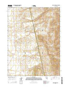 Coffin Mountain Nevada Current topographic map, 1:24000 scale, 7.5 X 7.5 Minute, Year 2015
