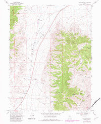 Cold Springs Nevada Historical topographic map, 1:24000 scale, 7.5 X 7.5 Minute, Year 1969