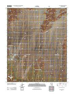 Cold Creek Nevada Historical topographic map, 1:24000 scale, 7.5 X 7.5 Minute, Year 2012