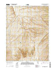 Cold Creek Ranch NW Nevada Current topographic map, 1:24000 scale, 7.5 X 7.5 Minute, Year 2014