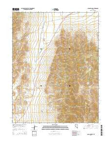 Cold Springs Nevada Current topographic map, 1:24000 scale, 7.5 X 7.5 Minute, Year 2014