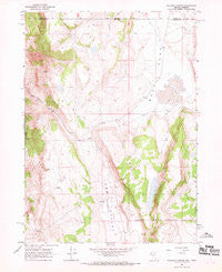 Coleman Canyon Nevada Historical topographic map, 1:24000 scale, 7.5 X 7.5 Minute, Year 1966