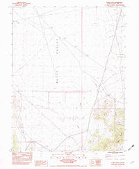 Combs Creek Nevada Historical topographic map, 1:24000 scale, 7.5 X 7.5 Minute, Year 1982