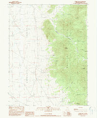 Combs Peak Nevada Historical topographic map, 1:24000 scale, 7.5 X 7.5 Minute, Year 1990