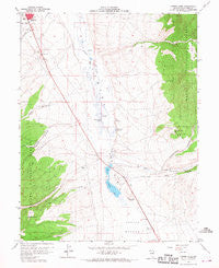 Comins Lake Nevada Historical topographic map, 1:24000 scale, 7.5 X 7.5 Minute, Year 1958