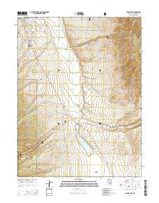 Comins Lake Nevada Current topographic map, 1:24000 scale, 7.5 X 7.5 Minute, Year 2014