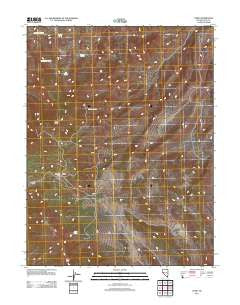 Como Nevada Historical topographic map, 1:24000 scale, 7.5 X 7.5 Minute, Year 2011