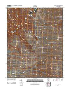 Condor Canyon Nevada Historical topographic map, 1:24000 scale, 7.5 X 7.5 Minute, Year 2012