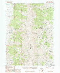 Congress Canyon Nevada Historical topographic map, 1:24000 scale, 7.5 X 7.5 Minute, Year 1987
