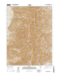 Congress Canyon Nevada Current topographic map, 1:24000 scale, 7.5 X 7.5 Minute, Year 2015