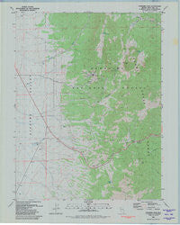 Connors Pass Nevada Historical topographic map, 1:24000 scale, 7.5 X 7.5 Minute, Year 1981