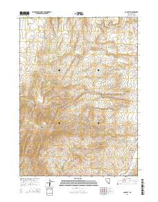 Contact Nevada Current topographic map, 1:24000 scale, 7.5 X 7.5 Minute, Year 2014