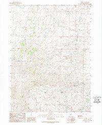 Contact Nevada Historical topographic map, 1:24000 scale, 7.5 X 7.5 Minute, Year 1989