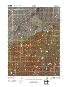 Cooper Peak Nevada Historical topographic map, 1:24000 scale, 7.5 X 7.5 Minute, Year 2012