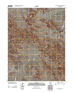Copper Mountain Nevada Historical topographic map, 1:24000 scale, 7.5 X 7.5 Minute, Year 2011