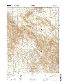 Copper Mountain Nevada Current topographic map, 1:24000 scale, 7.5 X 7.5 Minute, Year 2014