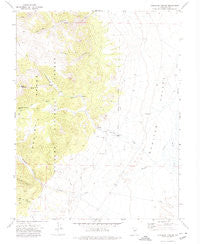 Corcoran Canyon Nevada Historical topographic map, 1:24000 scale, 7.5 X 7.5 Minute, Year 1971