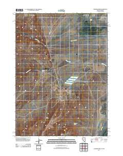 Cordero Mine Nevada Historical topographic map, 1:24000 scale, 7.5 X 7.5 Minute, Year 2011