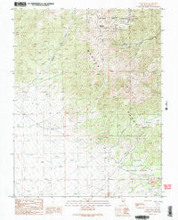 Corey Peak Nevada Historical topographic map, 1:24000 scale, 7.5 X 7.5 Minute, Year 1989