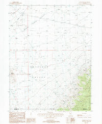 Cornish Peak Nevada Historical topographic map, 1:24000 scale, 7.5 X 7.5 Minute, Year 1987