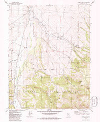 Corral Wash Nevada Historical topographic map, 1:24000 scale, 7.5 X 7.5 Minute, Year 1979