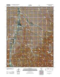 Corral Wash Nevada Historical topographic map, 1:24000 scale, 7.5 X 7.5 Minute, Year 2011