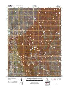 Cortez Nevada Historical topographic map, 1:24000 scale, 7.5 X 7.5 Minute, Year 2012
