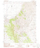 Cortez Nevada Historical topographic map, 1:24000 scale, 7.5 X 7.5 Minute, Year 1986