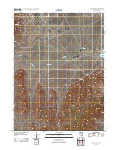 Cortez Canyon Nevada Historical topographic map, 1:24000 scale, 7.5 X 7.5 Minute, Year 2012
