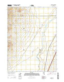 Cosgrave Nevada Current topographic map, 1:24000 scale, 7.5 X 7.5 Minute, Year 2014