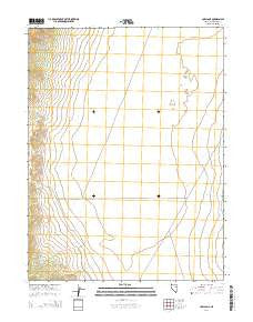 Cow Camp Nevada Current topographic map, 1:24000 scale, 7.5 X 7.5 Minute, Year 2014