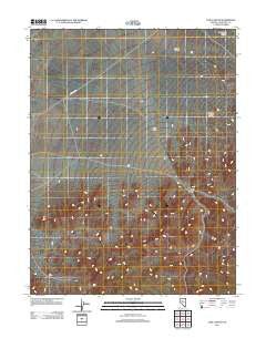 Cow Canyon Nevada Historical topographic map, 1:24000 scale, 7.5 X 7.5 Minute, Year 2011