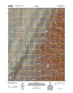 Cox Canyon Nevada Historical topographic map, 1:24000 scale, 7.5 X 7.5 Minute, Year 2011