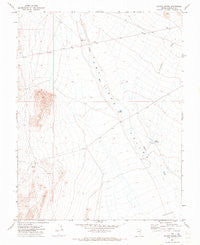 Coyote Spring Nevada Historical topographic map, 1:24000 scale, 7.5 X 7.5 Minute, Year 1971