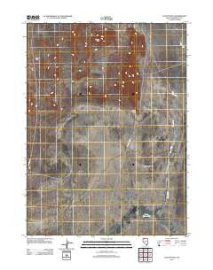 Coyote Hills Nevada Historical topographic map, 1:24000 scale, 7.5 X 7.5 Minute, Year 2011