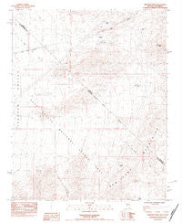 Crescent Peak Nevada Historical topographic map, 1:24000 scale, 7.5 X 7.5 Minute, Year 1984