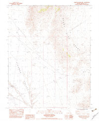 Crescent Reservoir Nevada Historical topographic map, 1:24000 scale, 7.5 X 7.5 Minute, Year 1983