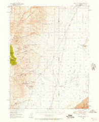 Crescent Valley Nevada Historical topographic map, 1:62500 scale, 15 X 15 Minute, Year 1949