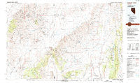 Crescent Valley Nevada Historical topographic map, 1:100000 scale, 30 X 60 Minute, Year 1987