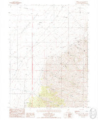 Crippen Canyon Nevada Historical topographic map, 1:24000 scale, 7.5 X 7.5 Minute, Year 1985