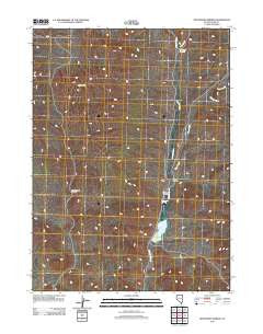 Crittenden Springs Nevada Historical topographic map, 1:24000 scale, 7.5 X 7.5 Minute, Year 2012