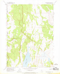 Crooks Meadow Nevada Historical topographic map, 1:24000 scale, 7.5 X 7.5 Minute, Year 1966