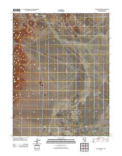 Crow Springs Nevada Historical topographic map, 1:24000 scale, 7.5 X 7.5 Minute, Year 2012