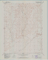 Crowbar Spring Nevada Historical topographic map, 1:24000 scale, 7.5 X 7.5 Minute, Year 1979