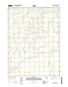 Crowbar Spring Nevada Current topographic map, 1:24000 scale, 7.5 X 7.5 Minute, Year 2015