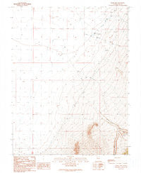 Crows Nest Nevada Historical topographic map, 1:24000 scale, 7.5 X 7.5 Minute, Year 1990