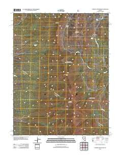 Currant Mountain Nevada Historical topographic map, 1:24000 scale, 7.5 X 7.5 Minute, Year 2012